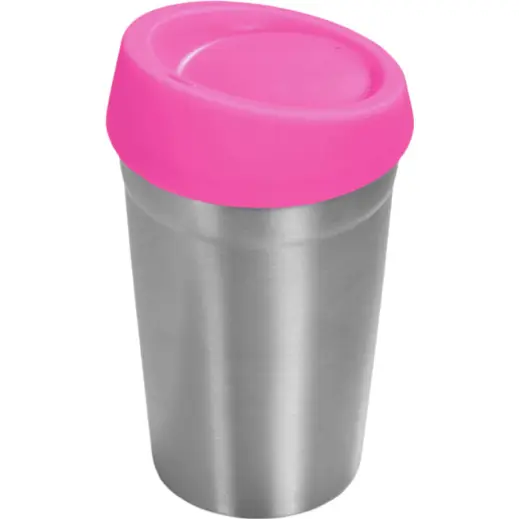 Kooshty Go-Jo Stainless Steel & Plastic Double-Wall Tumbler Pink